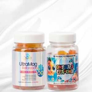Pack Salud Cognitiva y Digestiva: Omega 3 Kids + Magnesio