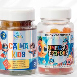 Pack concentración & conductas: Omega Kids + Calma Kids