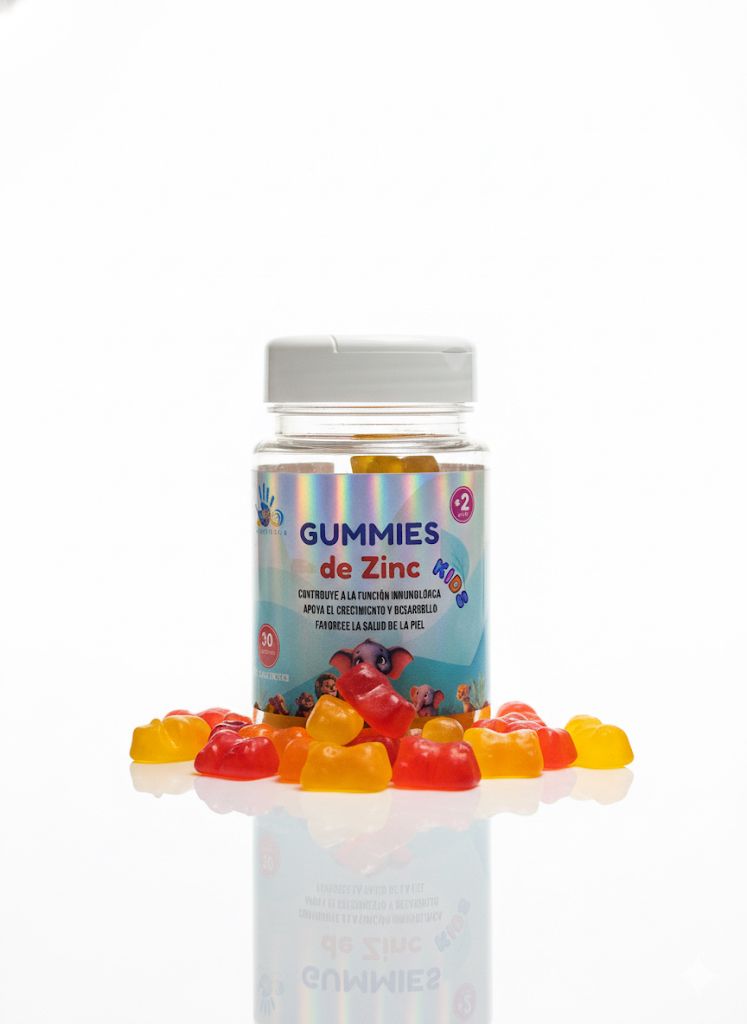 Zinc formato gomitas